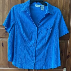 White Stag Blue Stretch Shirt 2x